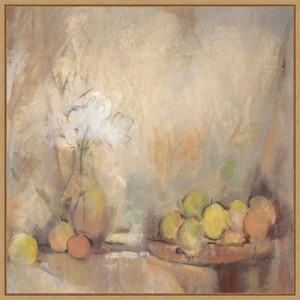Amanti Art Still Life with Fruit in Study by Tim O'Toole Canvas Wall Art Print Framed 22 x 22-in. - 1 of 4