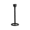 Oval Ring Taper Candle Holder - Contemporary Abstract Metal Candle Display for Home or Office Decor - Wedding Event Candle Decor - 3 of 4
