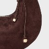 Metal Handle Crescent Handbag - A New Day™ - 4 of 4
