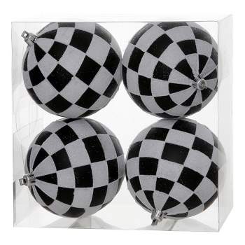 Vickerman Checkered Ball Ornament