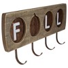 Northlight Pumpkin "Fall" Wooden Wall Hook - 20" - Brown - 3 of 4