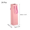 Unique Bargains Sturdy Paper Satin Rope Handle Reusable Fashionable Wine Gift Bags 24 Pcs - 2 of 3