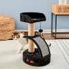 Two by Two Memphis - Black Scratching Post Cat Furniture - 13.8 in. Tall - 2 of 4