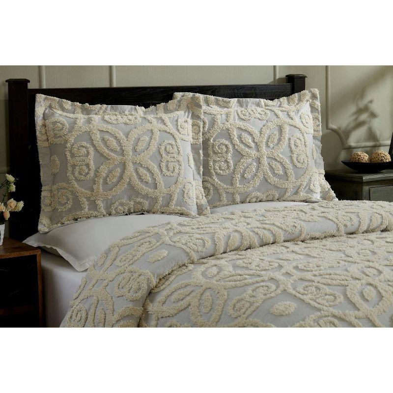 Eden Comforter 100% Cotton Tufted Chenille Comforter Set - Better Trends, 3 of 7