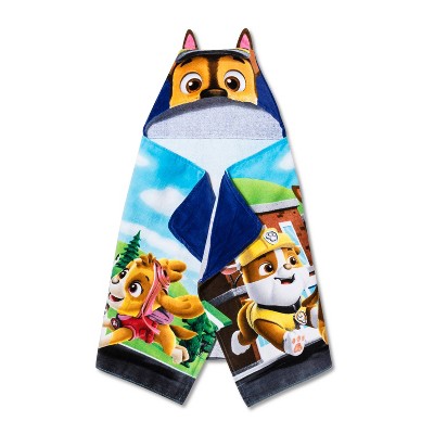 paw patrol hooded towel