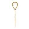 Black Bow Jewelry 14k Yellow Gold Disc with Cut Out Heart Pendant, 15mm - 2 of 4