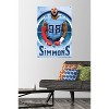 Trends International NFL Tennessee Titans - Jeffery Simmons 25 Unframed Wall Poster Prints - 2 of 4