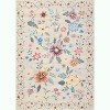4x6 Kitchen Runner Floral Rug Runners for Hallway Bedroom,Soft Ultra-Thin Indoor Low Pile Flower Carpet with Non Slip Backing,Green - 2 of 4