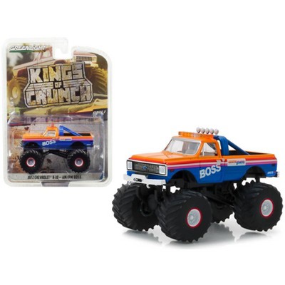 1972 Chevrolet K-10 Monster Truck "AM/PM Boss" "Kings of Crunch" Series 3 1/64 Diecast Model Car by Greenlight