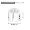Unique Bargains Plastic Fit 0.14 Inch Rod Round Clothes Hanger Marker Size Tag 100 Pcs - 2 of 4