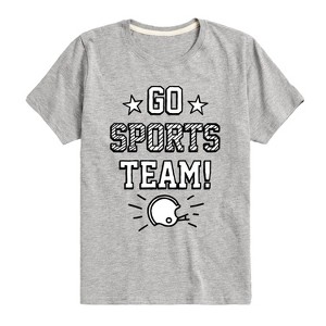 Boys' - Instant Message - Go Sports Team Short Sleeve Graphic T-Shirt - 1 of 4