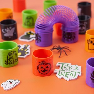 Joyfy 60 PCS Halloween Mini Magic Springs Toys for Kids, Fidget Stress Coils Spring Halloween Party Favors, Gift Bags Stuffers, Carnival Game Prizes - 1 of 4