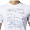 Reebok Mens Be More Human Graphic T-Shirt, White, Large - 3 of 4