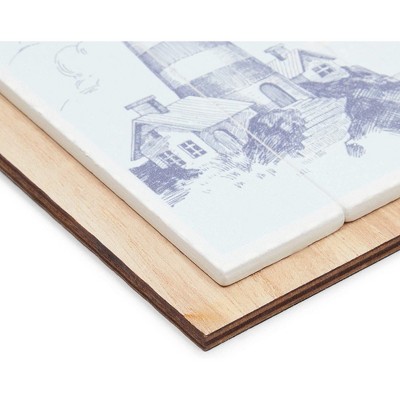 Vintage Nautical Wooden Wall Art Set with Hemp Rope