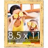 PosterPalooza | Photo Size Shabby Chic Yellow Frame - UV Acrylic, Foam Board Backing, Hanging Hardware - 2 of 4