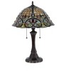 Chloe Lighting Bertram Tiffany-style 2 Light Victorian Table Lamp 18" Shade - 2 of 3
