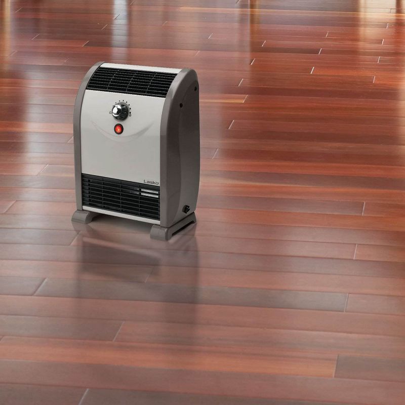 Lasko LKO-5812 1500 Watt Compact Portable Automatic Floor Level Space Heater with Temperature Regulator and Automatic Overheat Protection, 4 of 6