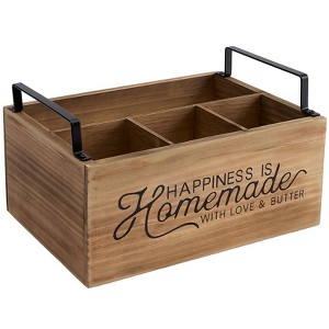 The Lakeside Collection Flatware Caddy with Napkin Holder - 1 of 3