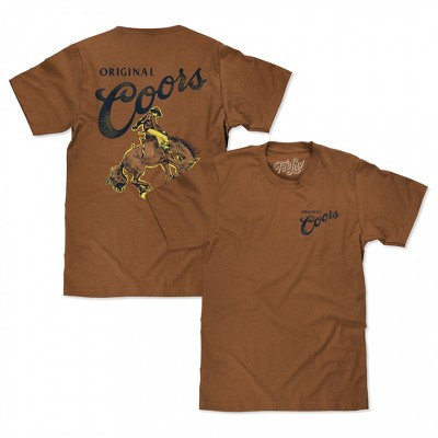 Mens Coors Original Rodeo Time Front and Back Print T-Shirt