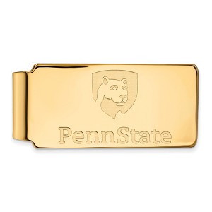 Black Bow Jewelry 10k Yellow Gold Penn State Nittany Lions NCAA Money Clip - 1 of 3