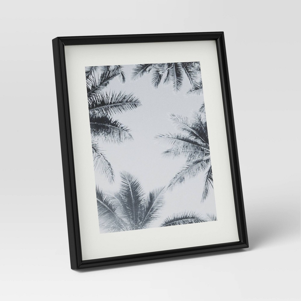 Photos - Photo Frame / Album 8"x10" Deep Profile Metal Table Frame Black - Threshold™