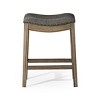 Maven Lane Adrien Rustic Backless Vegan Leather Saddle Seat Counter Height Bar Stool - 3 of 4