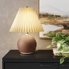 Oval Table Lamp with Pleated Shade Red - Threshold™ - 3 of 4
