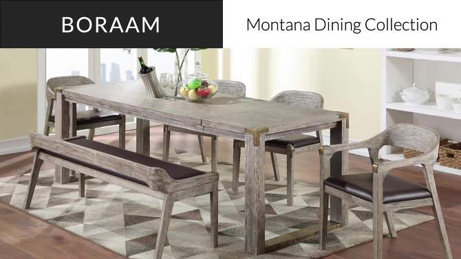 Montana Dining Side Chair Light Barnwood - Boraam, 2 of 7, play video