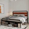 Whizmax King/Queen/Full Size Bed Frame, Platform Bed Frame with Wood Headboard, Heavy Duty Metal Slat Support, Noise Free Design Mattress Foundation - 3 of 4