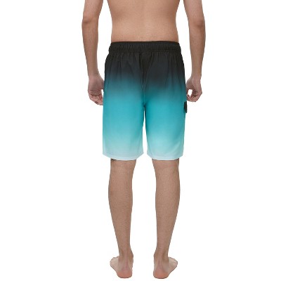 Rokka&Rolla Men's 9" Half Elastic Waist Board Swim Shorts -Ocean Gradient , size Large — фото 4