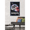 Trends International NFL New England Patriots - Neon Helmet 23 Unframed Wall Poster Prints - 2 of 4