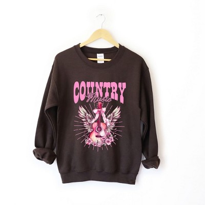 Simply Sage Market Women's Graphic Sweatshirt Coquette Country Music