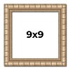 PosterPalooza | 9x9 Modern Bamboo Picture Frame, UV Acrylic, 5 Finishes - 2 of 4