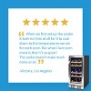 Newair 15" Built-in 29 Bottle Dual Zone Compressor Wine Fridge in Stainless Steel, Quiet Operation with Beech Wood Shelves - 4 of 4
