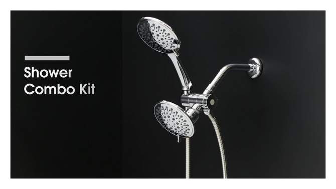 4.7" Five Function Showerhead Combo Kit - Tosca, 2 of 8, play video