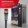 Monster Essentials Coaxial Video Cable - RG-6 Coax Cable Gold-Plated F-Pin Connector, Duraflex Protective Jacket, and Aluminum Extruded Shell - 2 of 4