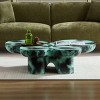 Modern Butterfly Coffee Table, Fiberglass Accent Table with Sculptural Design for Living Room - Koiai - 4 of 4