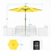 Sonkuki 7.5 ft Outdoor Patio Market Umbrella w/ Crank, Push Button Tilt,  UV-Resistant Canopy - 2 of 4