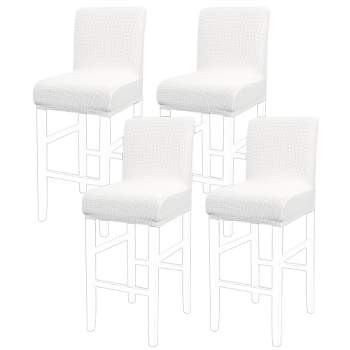 PiccoCasa Stretch Bar Stool Covers Pub Counter Height Side Chair Covers