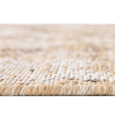 Valeria Brown and Ivory Rectangular Outdoor Area Rug