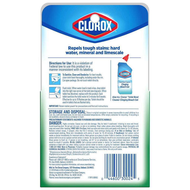 Clorox Ultra Clean Toilet Tablets Bleach - 3.5oz, 4 of 12