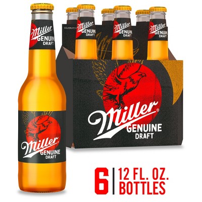 Miller Genuine Draft Beer - 6pk/12 fl oz Bottles
