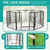 BestMassage Dog Playpen 24/32/40 Inch Heavy Duty Playpen Pen Dog Fence Dog Kennel with Doors Indoor Outdoor Pet Exercise Pen Puppy Playpen - 4 of 4