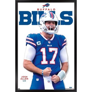 Trends International NFL Buffalo Bills - Josh Allen Feature Series 23 Framed Wall Poster Prints - 1 of 4
