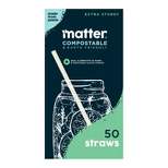 Matter Compostable Straws - 50ct