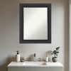 Amanti Art Sloped Half-Inch-Bevel Framed Bathroom Vanity Wall Mirror - 4 of 4
