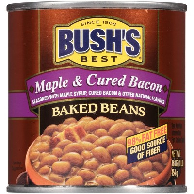Bush's Maple Cured Bacon Baked Beans - 16oz