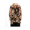 Women's Vanishing Blooms Woven Tunic Top - M made in Italy - 2 of 2