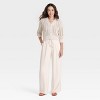 Women's High-Rise Wide Leg Pull-On Pants - A New Day™ - 3 of 3