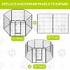 BestMassage Dog Playpen 24/32/40 Inch Heavy Duty Playpen Pen Dog Fence Dog Kennel with Doors Indoor Outdoor Pet Exercise Pen Puppy Playpen - 3 of 4